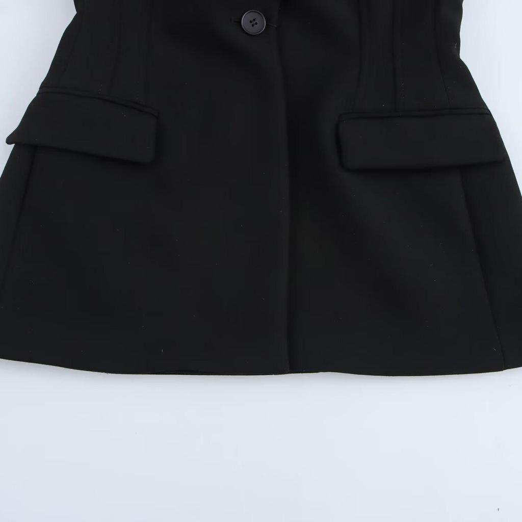 2025 Spring Women's Fashion Slim-Fit Suit & Pants Set with Stylish Shoulder Details