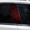 2 шт. Наклейки на машину HaHaHa Декаль на стойку B автомобиля Декоративные наклейки на стойки дверей автомобиля своими руками Веселые и забавные для всех стоек дверей автомобиля
