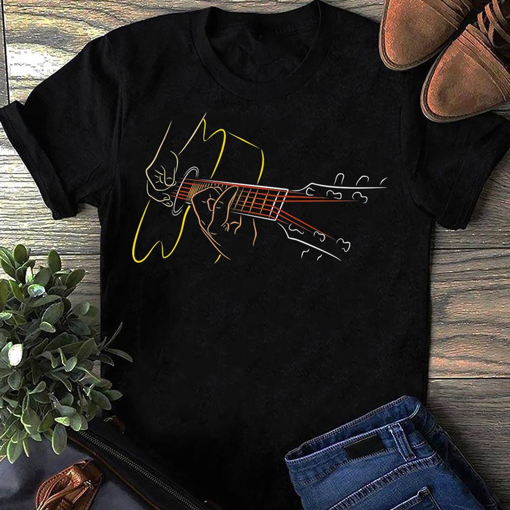 Acoustic Guitar Player TShirt | Great Guitarist or Band Gift - Father's Day Gift for Guitarist - Funny Guitar - Guitar player - Cool Music