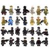 28 PCS Police Sets MOC SEAL Black SWAT Children's Assembly Building Block Toys
