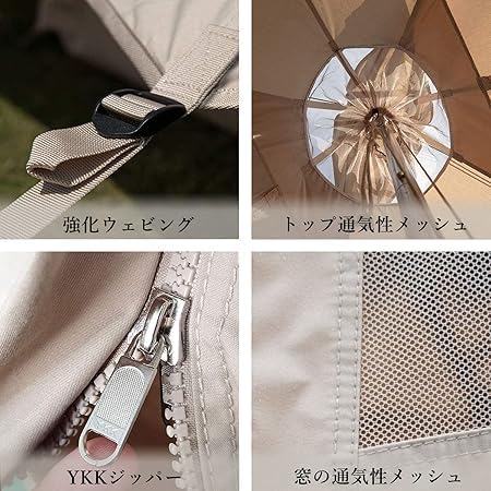 Naturehike Direct Shop Одностоечная палатка Колокольная палатка Персональная поликоттон TC Материал Вентиляция 4 сезона Шпиль Палатка Пирамида Палатка Семейный кемпинг на открытом воздухе