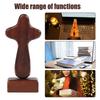 Handicraft Crosses Figurine Magnetic Base Crucifix Sculpture Cross Ornament  Office Desktop