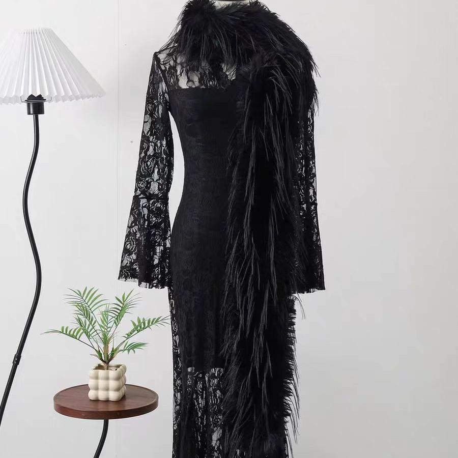 Белая плюшевая шаль с кисточками: Высококачественный ретро шарф-ципао для осени/зимы.