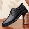 Повседневная обувь из натуральной кожи, новые трендовые мужские туфли-оксфорды, нескользящая мужская обувь для торжественного выхода, отдыха, прогулок, деловых ботинок на плоской подошве