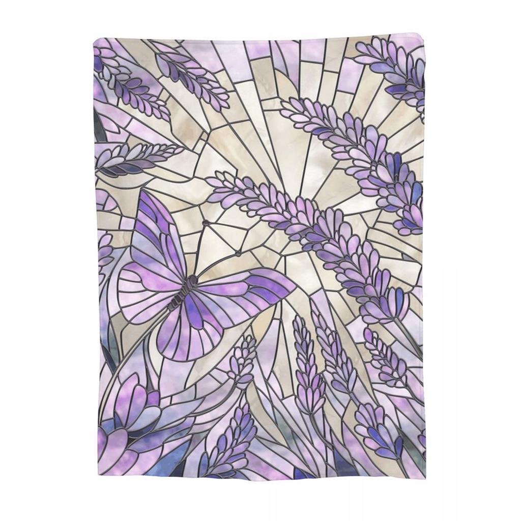 Lavender Morning Bliss Blanket Flannel Sofa Throw Blanket Lightweight for Couch Bedding Outdoor Throws Bedspread Quilt