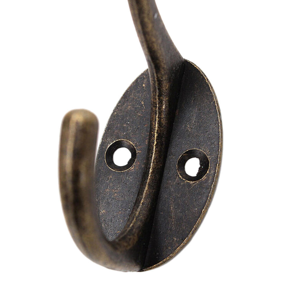 Antique Iron Home Bathroom Hat Coat Clothes Towel Wall Door Hanger Hooks