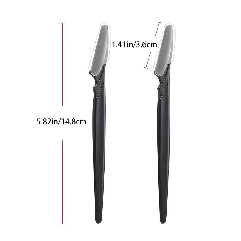 Бритва для бровей, 5 шт., триммер для бровей, лезвие бритвы, портативная бритва для лица, брови, эпиляция, фрезы для удаления волос, безопасная бритва для женщин, макияж