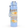 1PC Being A Grandma Retro Slogan Print 750ml Color Plastic Sports Water Bottle Leakproof Flip Straw Lid Suitable for Sports Office Home Use
