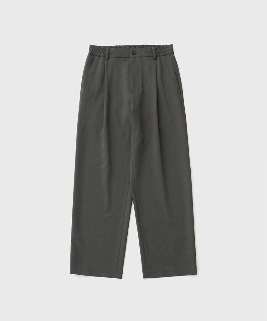 ANOTHER OFFICE Habana Banded Slacks (Alloy-Gray)