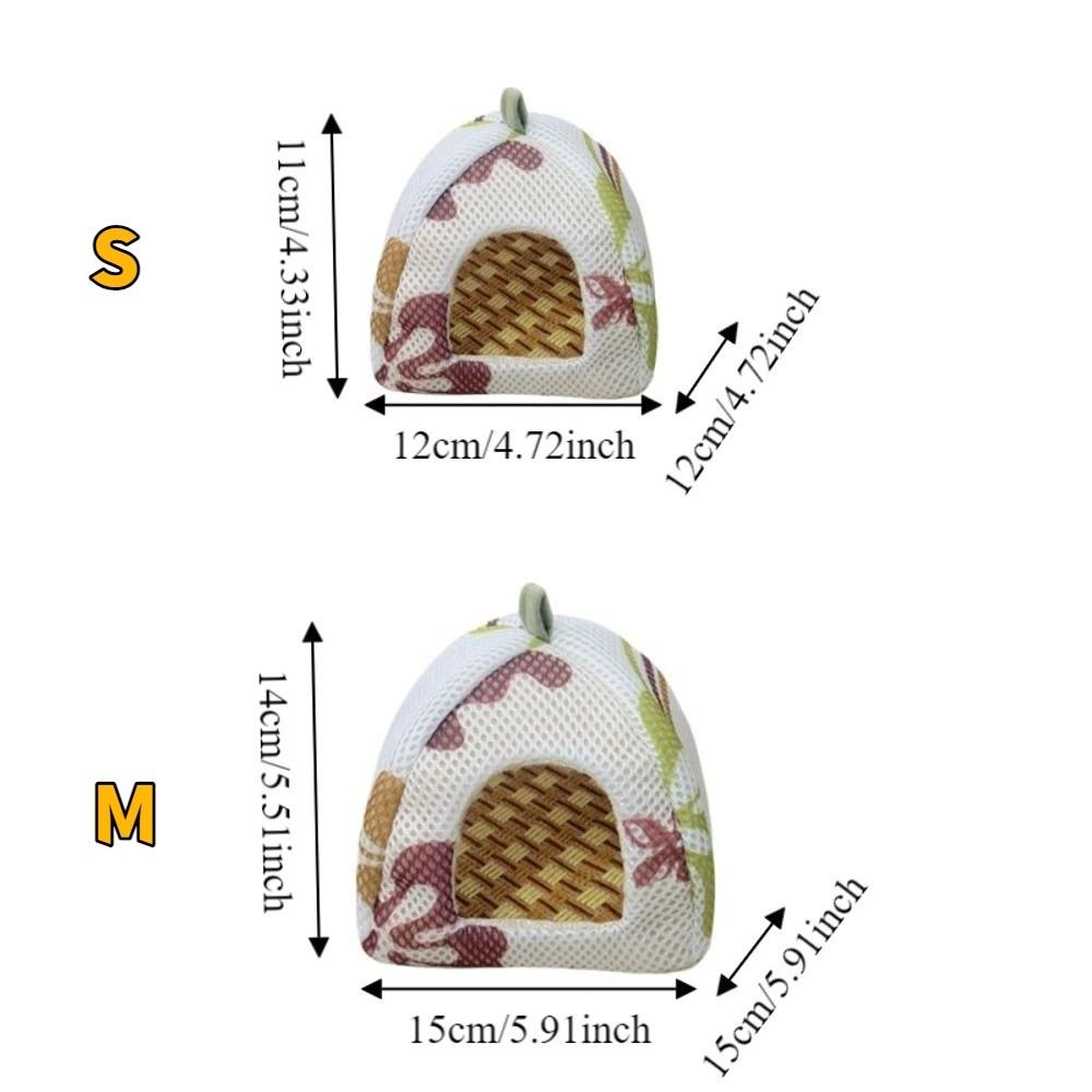 with Cooling Mat Pet Cave Nest Wear Resistant Hamster Rest Shelter Small Pet Bed Pet Resting