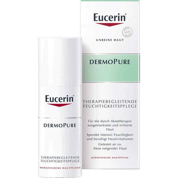 Eucerin DermoPure Therapiebegleitende Feuchtigkeitspflege, 50 Ml Crème