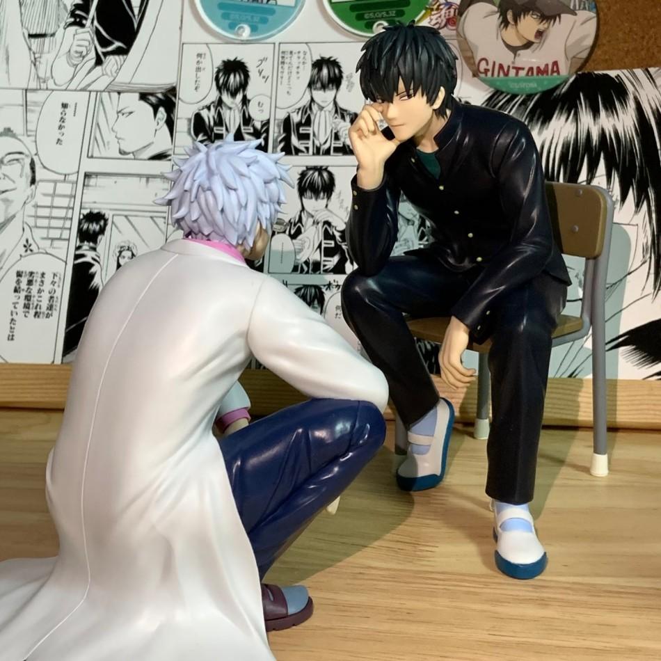 Аниме Фигурка Гинтама Кацура Котаро , Серия Учитель Саката Гинтоки Коллекция ПВХ Фигурки Действия Модель Игрушка Подарки на День Рождения