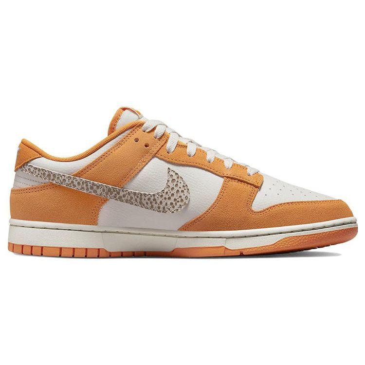 Nike Dunk Low Safari Swoosh - Kumquat Men Sneakers Orange Light-Bone Dark-Driftwood DR0156-800