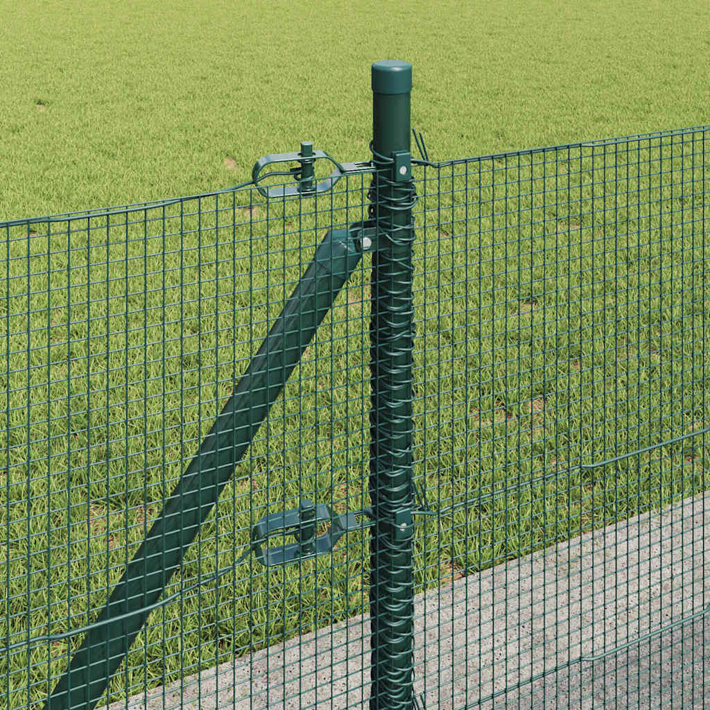 Welded Wire Fence with Concrete Foundation 10 x 0.4 m (W x H)