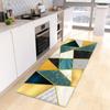 Geometric Kitchen Mat Entrance Door Mat Floor Bedroom Non-slip Mat Corridor Balcony Door Carpet