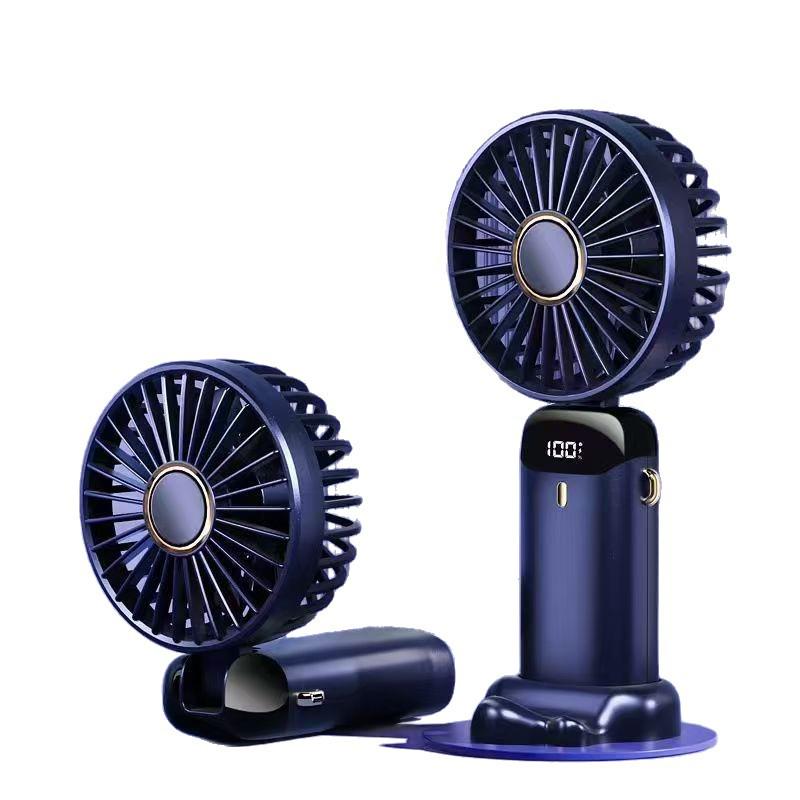 2026 USB Smart Digital Display Mini Handheld Fan: Portable Desktop Gift Appliance