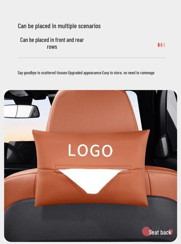 Trumpchi S7 Car Armrest Tissue Box Storage for Interior Decoration
