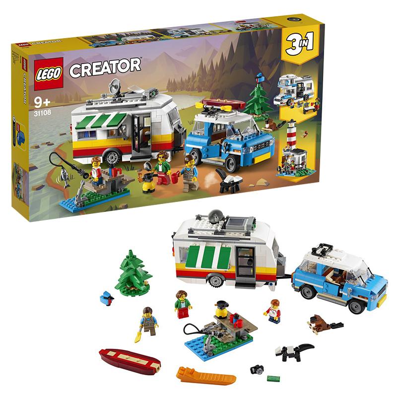 LEGO 31108 Семейный отпуск в фургоне Блочные игрушки