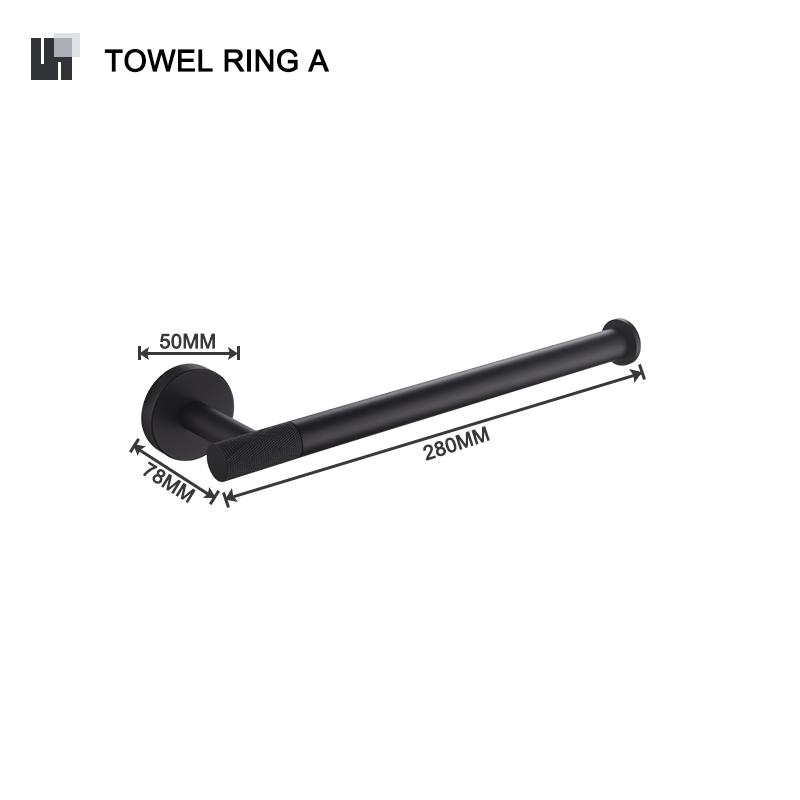 Matte Black Bathroom Stainless Steel Knurled Towel Rack Paper Holder Towel Bar Soap Dispenser Toilet Brush Hardware Accessories