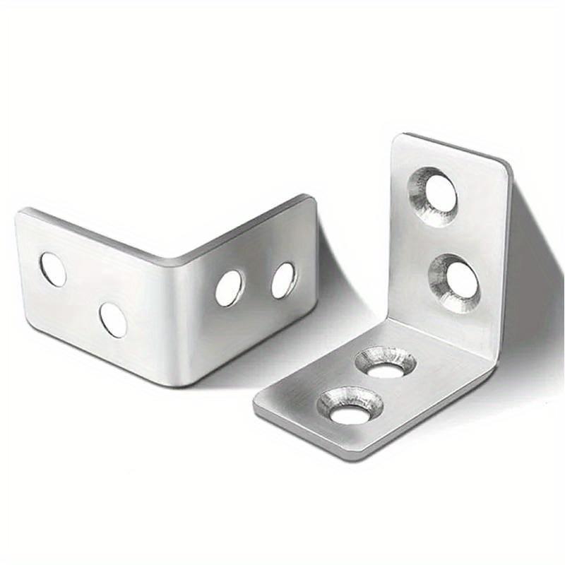 20 шт. угловые кронштейны угловые скобы из нержавеющей стали угловой код 90 градусов под прямым углом L-образная мебельная ссылка кодовая таблица базовая