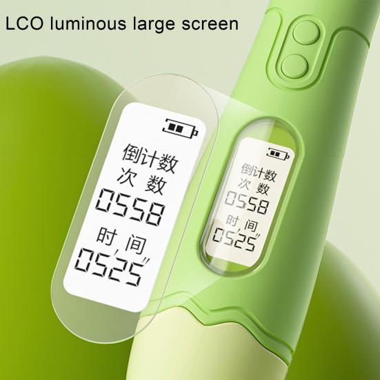 Jump Rope with Counter Length Adjustable Tangle-free Ergonomic Handle Skipping Rope Workout Fitness