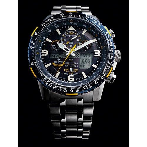 Citizen Унисекс JY8078-52L ( Смотреть PROMASTER PROMASTER SKY Серия Blue Angels) Круглые часы, серебро