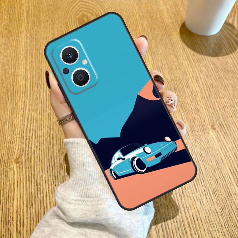 Чехол в стиле спортивного автомобиля для OPPO Find X6 X5 X3 X2 Pro Lite Neo Reno 7 3 4 5 6 8 Lite 8T 2Z 4Z 5Z Чехол Coque
