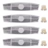 4pcs/set Bike Bicycle Spoke Reflector Safety Warning Light Safety Wheel Rim Reflective Lamp Mount Vintage Clip Tube Reflector