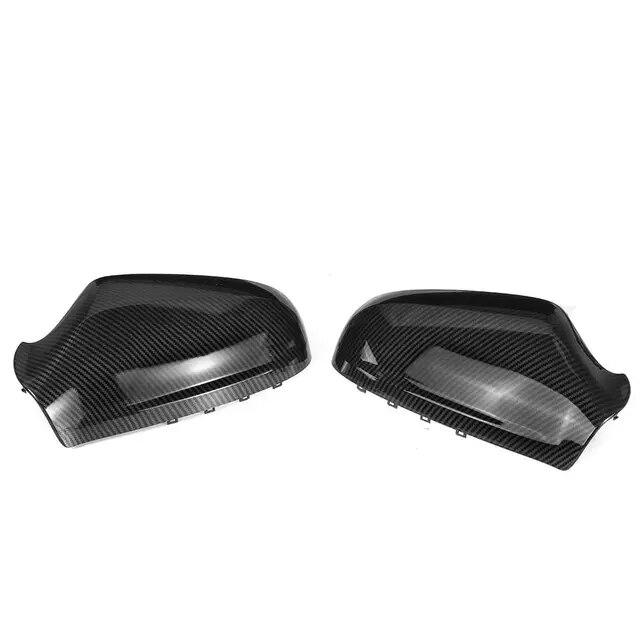 2x Carbon Fiber Look Car Rear View Side Door Wing Mirror Cover For Vauxhall Opel Astra H MK5 2004-2013 Replacement Mirror Cap