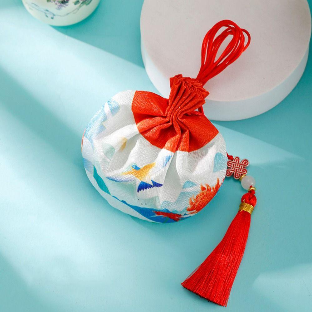 Chinese Style Zongzi Sachet Printing Women Jewelry Bag Zongzi Car Pendant Empty Sachet  Gifts