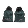 Knitted Beanie Hat Men Women Winter Warm Adjustable Sports Fan Cap With Embroidered Letters