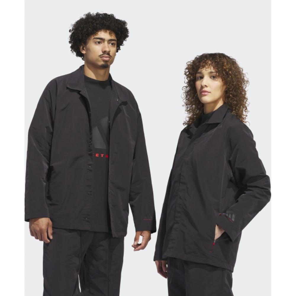 Adidas Basketball Coach Jacket   Black Iw5641