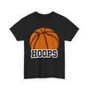 Hoops Basketball T-shirt, Sports Lovers Basketball Player Fans Shirt