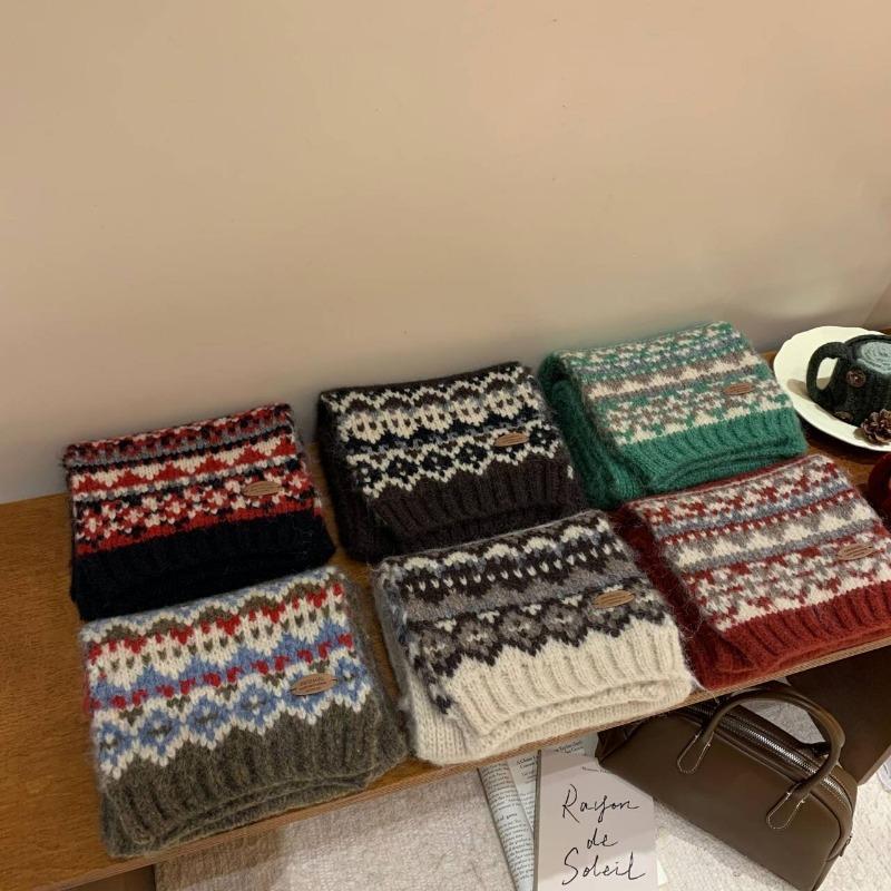 Christmas Scarf New Atmosphere Autumn and Winter Scarf New Scarf Winter Warm Scarf