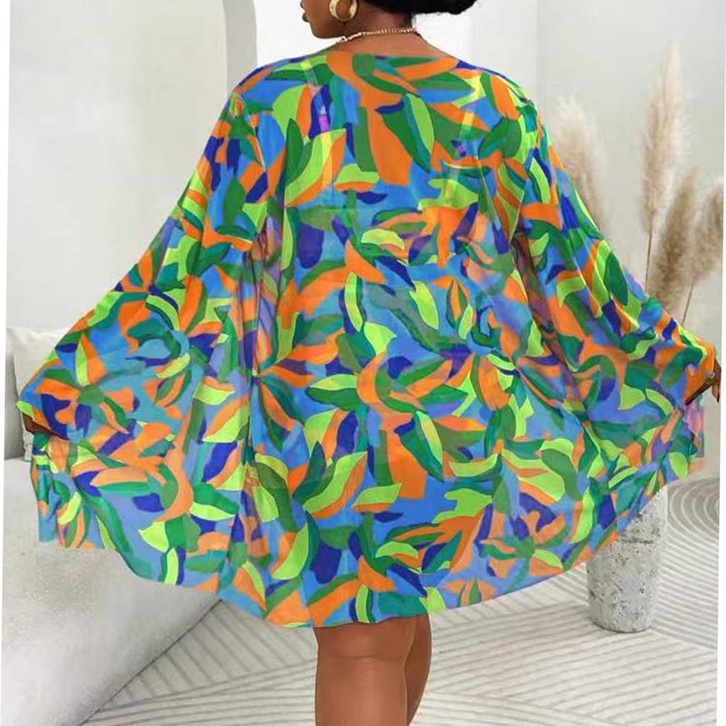 Женский бикини-комплект из двух частей, купальник больших размеров с раздельными чашечками