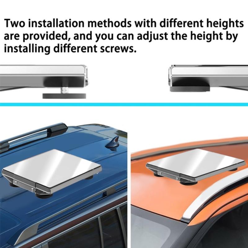 Heavy Duty Aluminum Alloy Car Roof Mounting System Secure High Speed Stability With 66LB Magnets For Mobile Internet Equipment