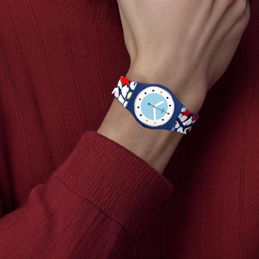 SWATCH Unisex Blue Watch SO28N115 SO28N115