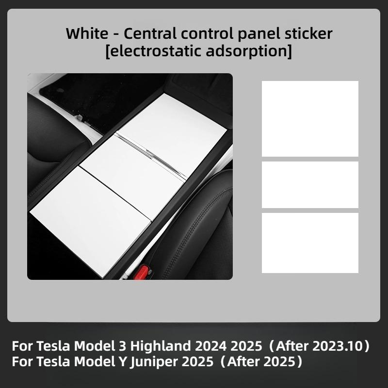 Рамка заднего экрана для Tesla Model 3 Y Highland Juniper 2026 Защитная крышка маски кондиционера Крышка ящика подлокотника Аксессуары