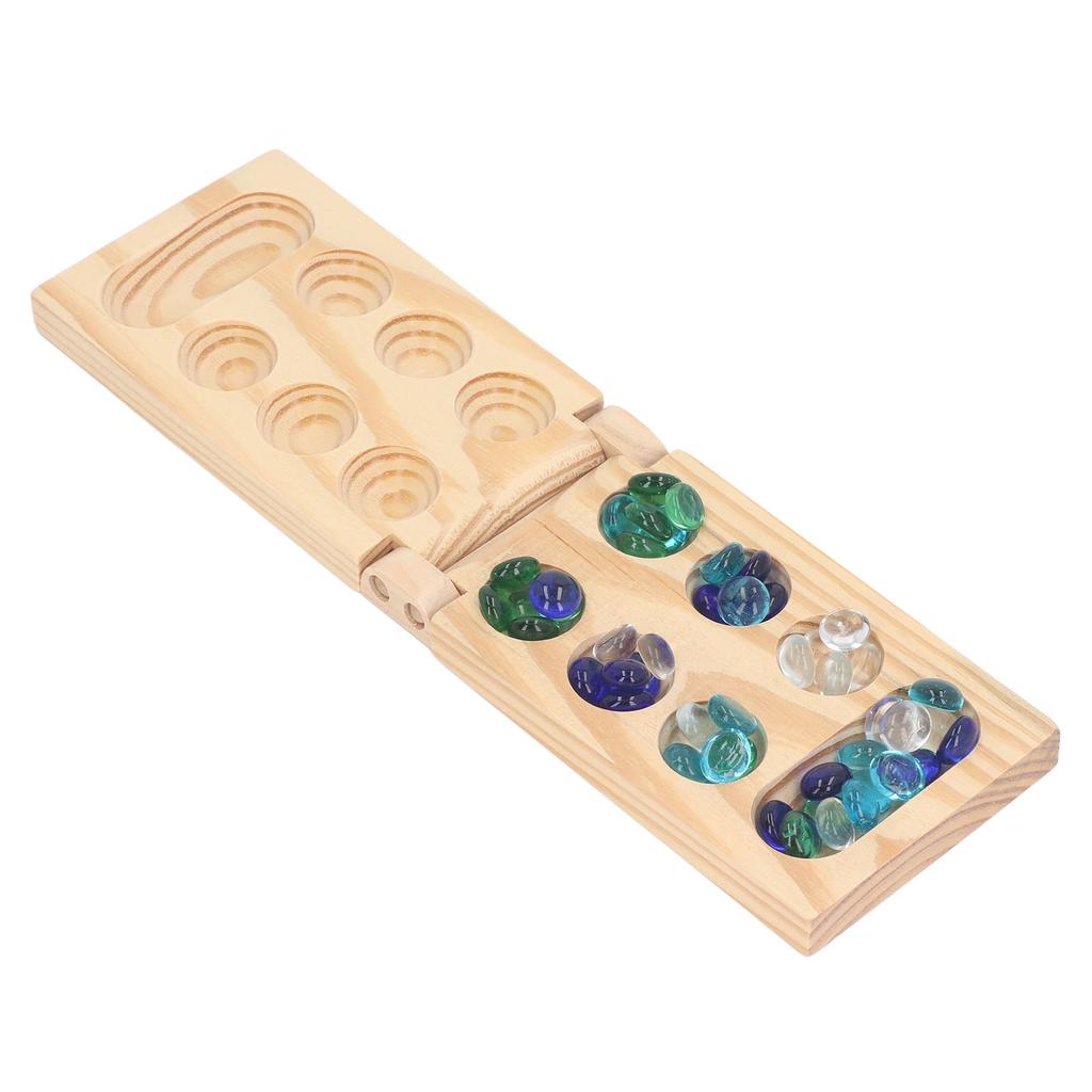 Складная африканская каменная игра Деревянная интеллектуальная тренировка логического мышления Взаимодействие родителя и ребенка