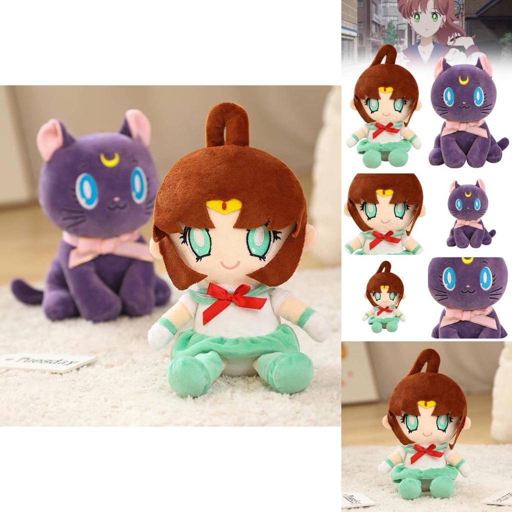 Новая плюшевая игрушка Сейлор Мун с дизайнами Макото Кино и кошки Луны