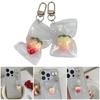 Sturdy Resin Alloy Strawberry Phone Charm Pendant Accessory In Clear Bag Portable for Lovely Styles Fashion Lovers
