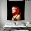 Chappell Roan Wall Tapestry Aesthetic Wall Hanging Printed Fabric Blanket Decorative Tapestries for Bedroom Living Room Home Decor