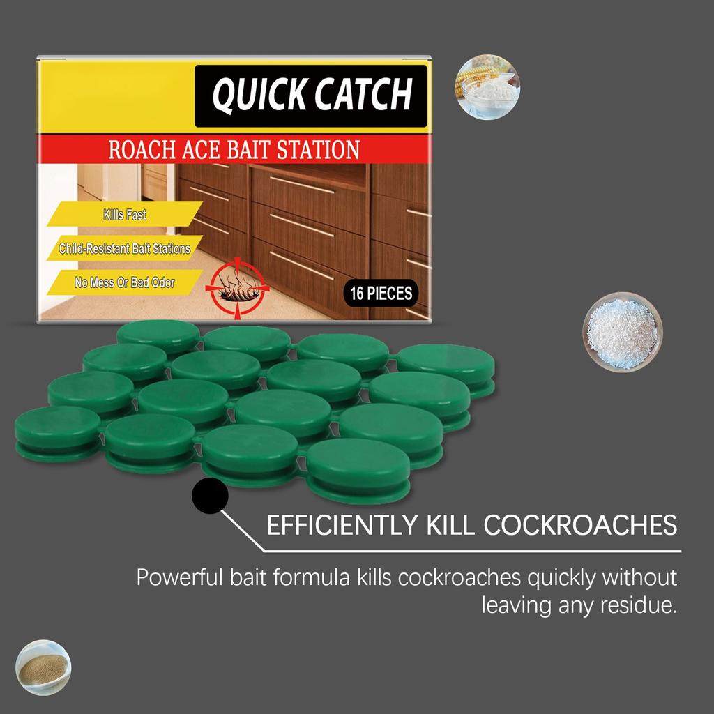 Станция уничтожения тараканов, средство от тараканов, бытовая мазь от тараканов, кухонная наклейка от тараканов