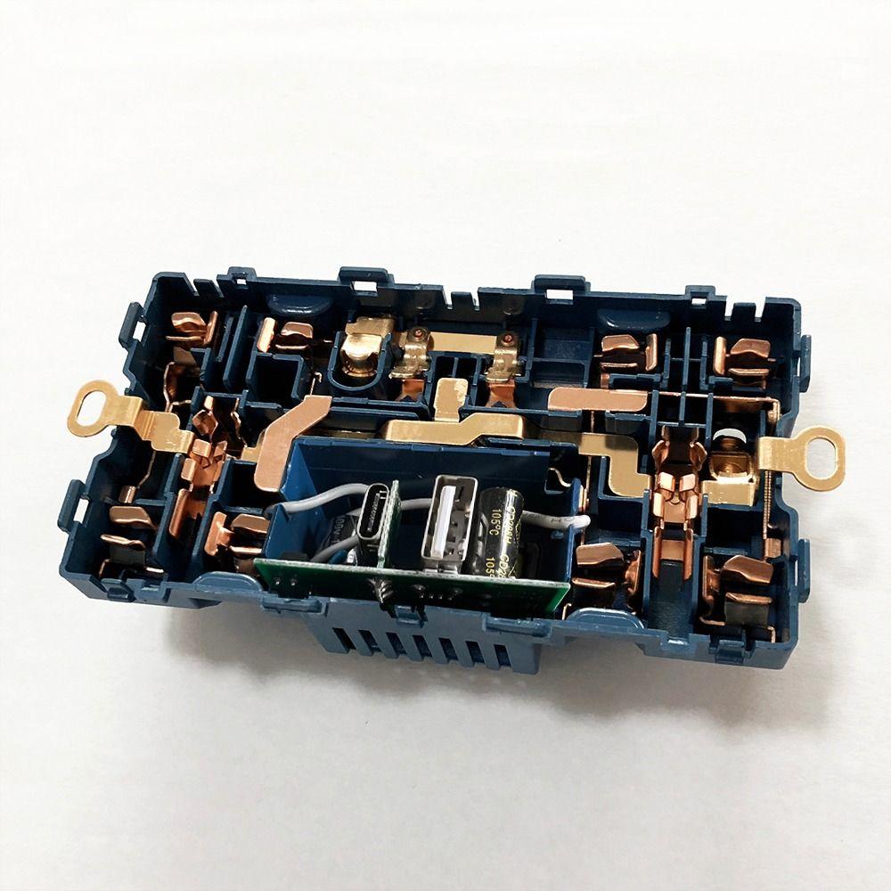 Type-C 4A Smart Quick 18W USB порт переключатель управления двойной розеткой настенная розетка