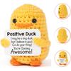 Funny Positive Poop Hug Pocket Hug Mini Handmade Plush Wool Knitted Doll Cute Desktop Decoration Birthday Holiday GiftDecoration