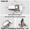 Thickened 304 Stainless Steel Buckle Box Lock with Safety Self-Locking - Durable Accessory for Secure Box Closure