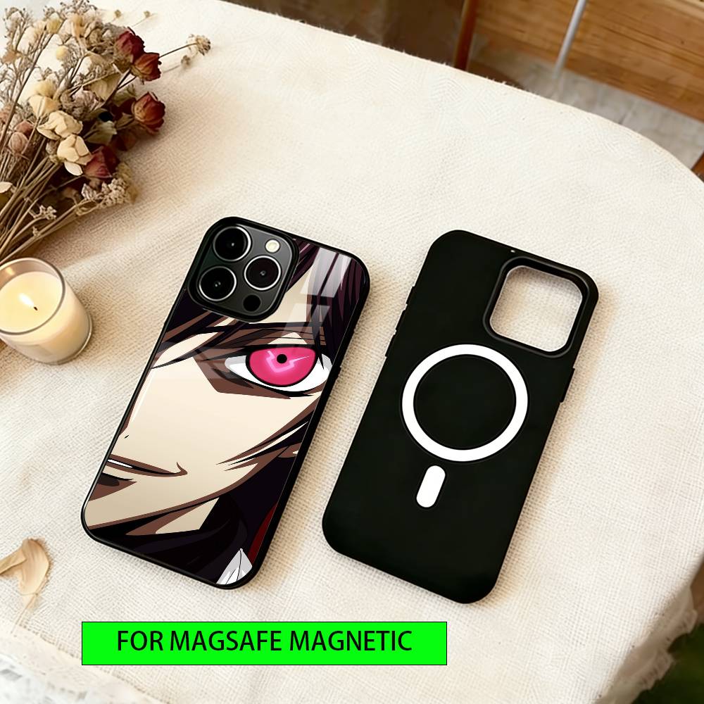 Чехол для телефона Lelouch Lamperouge Магнитный с Magsafe Беспроводная зарядка Для iPhone17,16,15,14,13,12,11 Plus,Pro