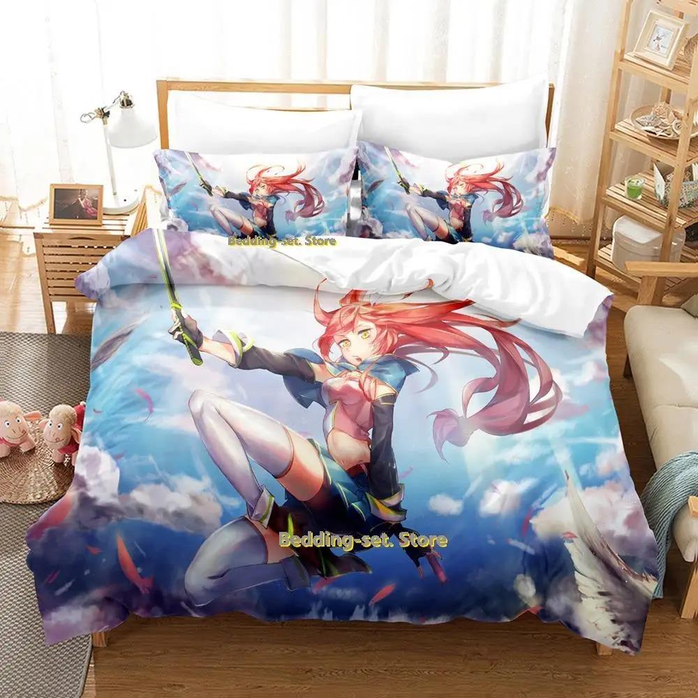 Pixiv Fantasia T Bedding Set Single Twin Full Queen King Size Bed Set Adult Kid Bedroom Duvetcover Sets Anime Parure de lit Bed