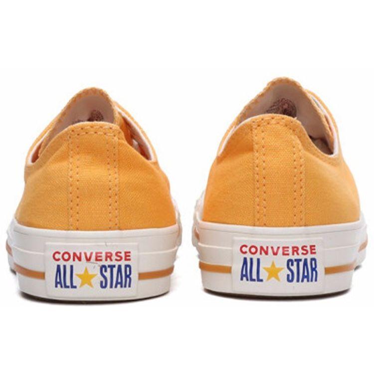 Converse Chuck Taylor All Star Comfortable Daily Low Top Canvas Shoes Unisex Sneakers Orange 165692C