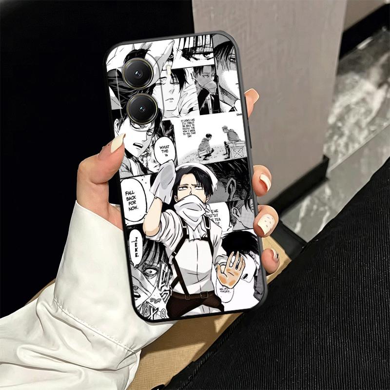 Мягкий чехол для телефона с аниме-рисунком «Атака титанов» для Xiaomi Poco X5 X6 X7 X8 Pro Max X3 F7 F8 Ultra M8 M7 M6 M5 Redmi 15 15C 14C 13C 12